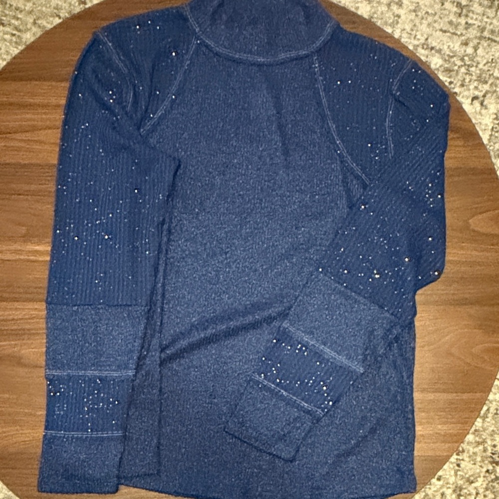Maurices Navy Blue Turtleneck Sweater